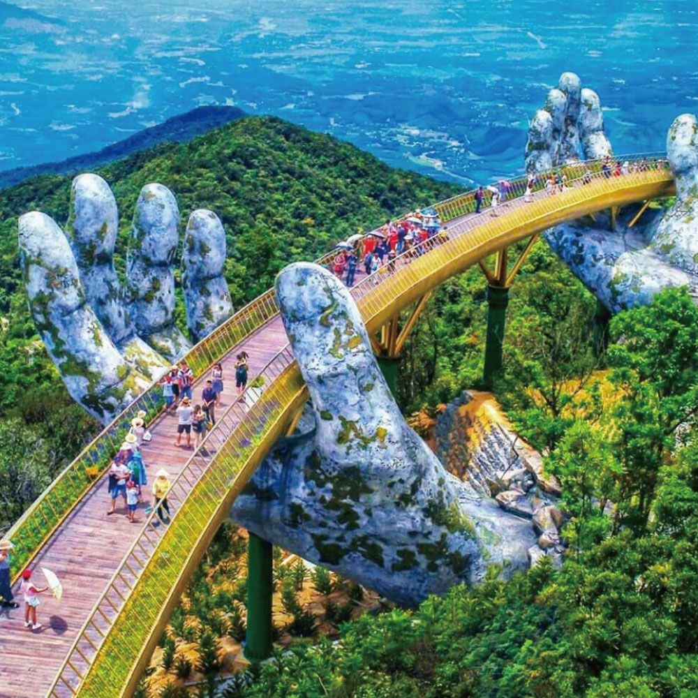 中越峴港會安 順化古都 迦南島 巴拿山佛手六天-QH