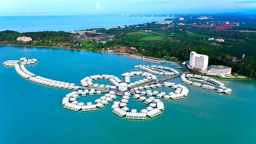 馬來西亞又見馬六甲 大紅花海上泳池VILLA渡假村六天