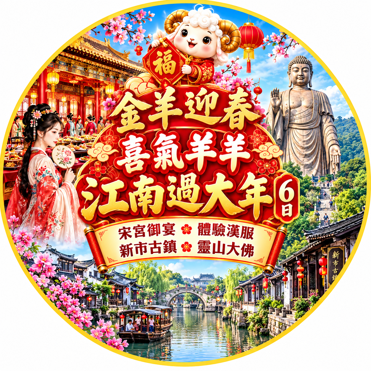 喜氣羊羊江南過大年6日