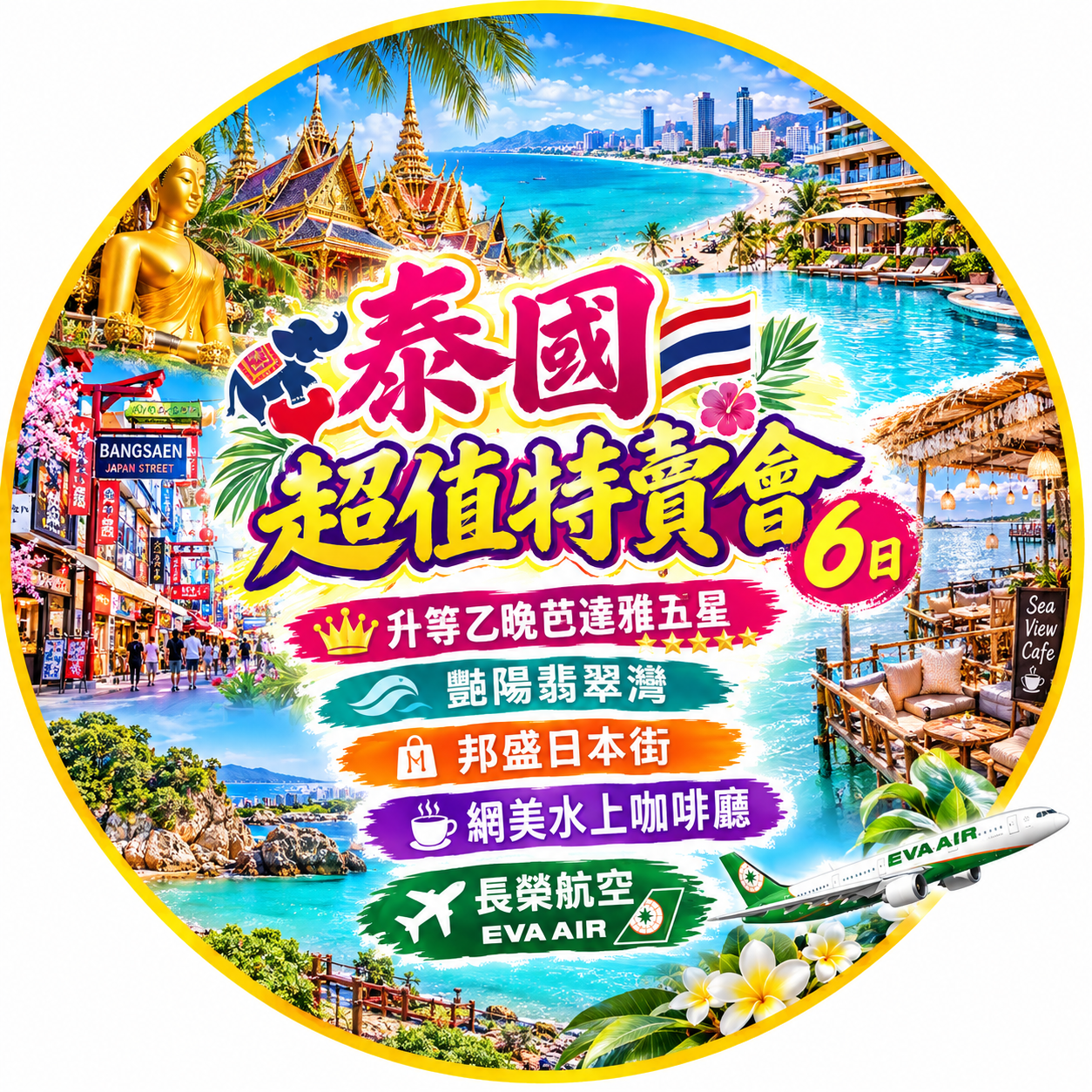  泰國超值特賣會六日